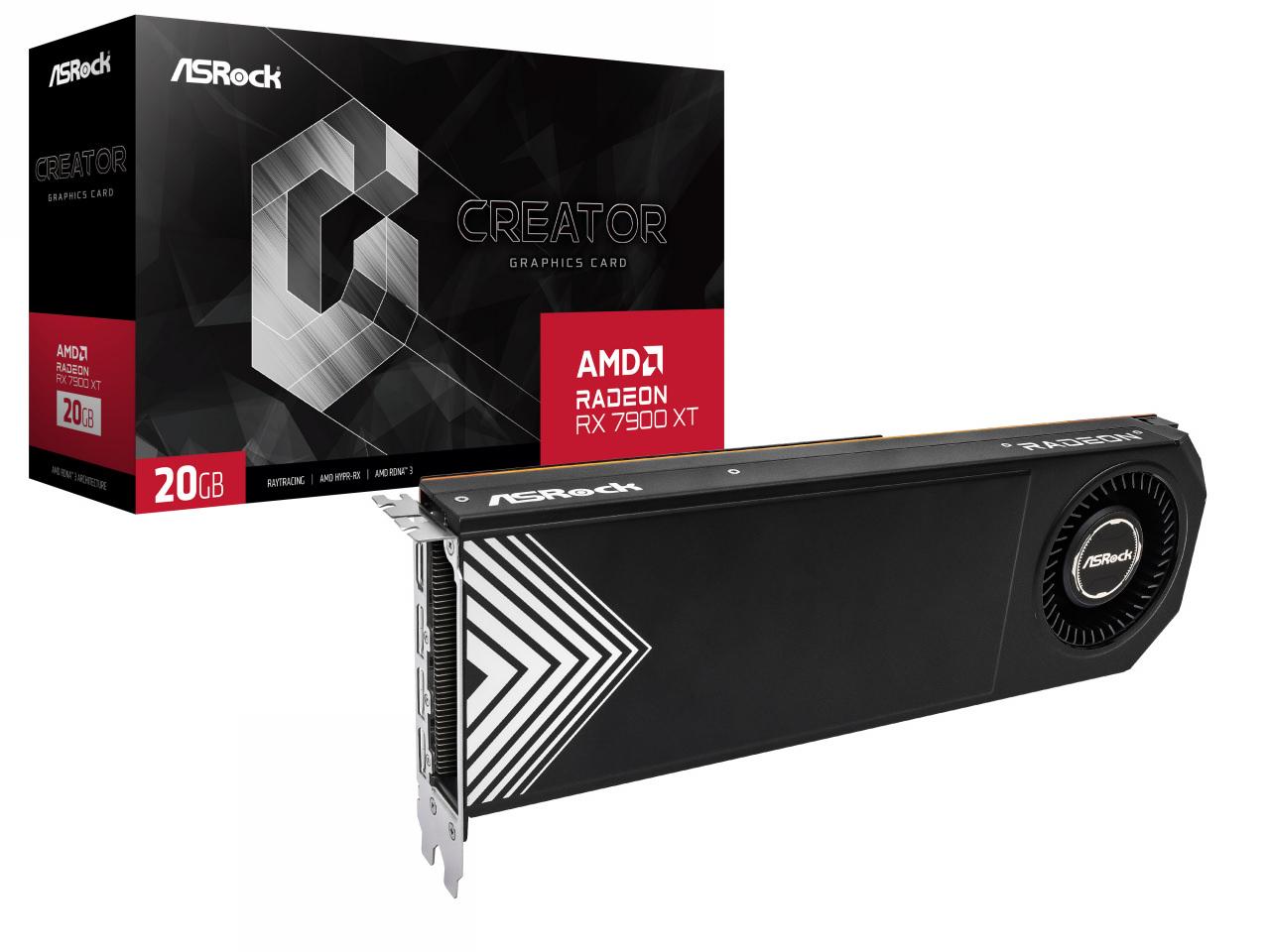 ASRock AMD Radeon™ RX 7900 Creator Serisi Ekran Kartları