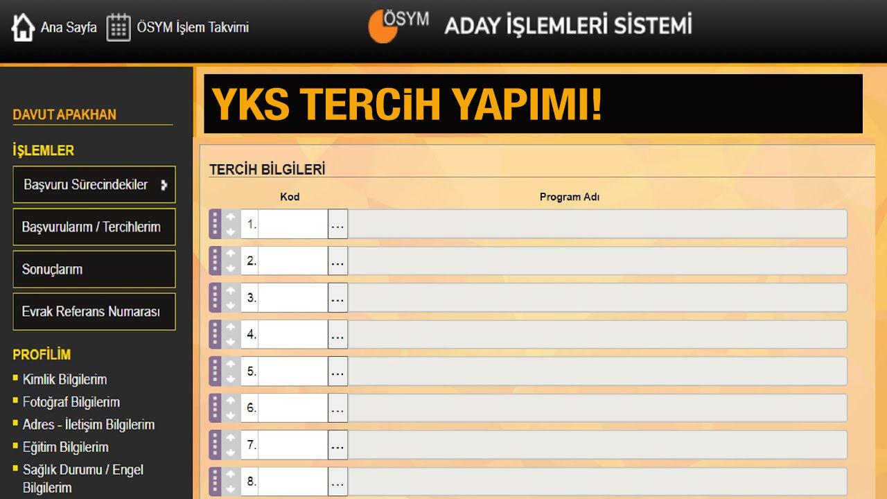 2024 YKS Tercih Sonuçları ve Kayıt Süreci