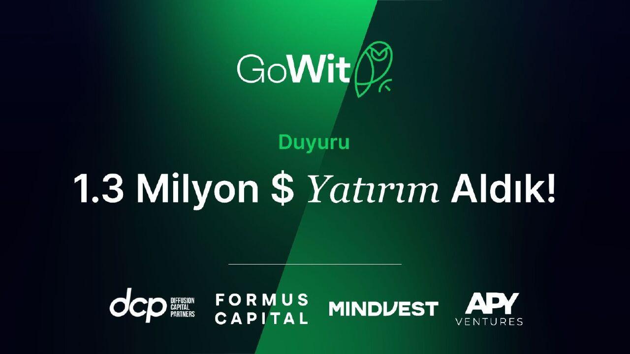 GoWit, 1.3 Milyon Dolar Yatırım Aldı