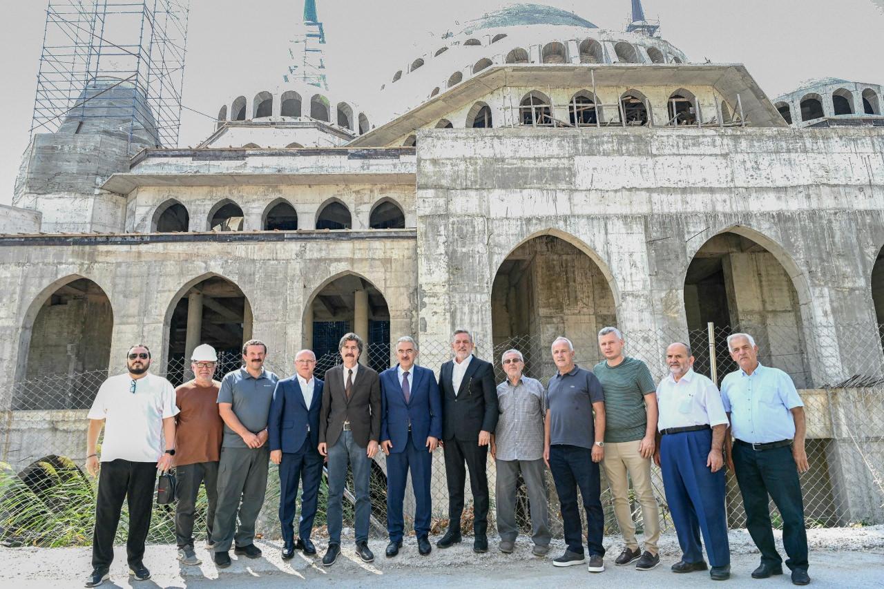 Bursa Uludağ Üniversitesi Yeni Camii İnşaatı Ziyareti