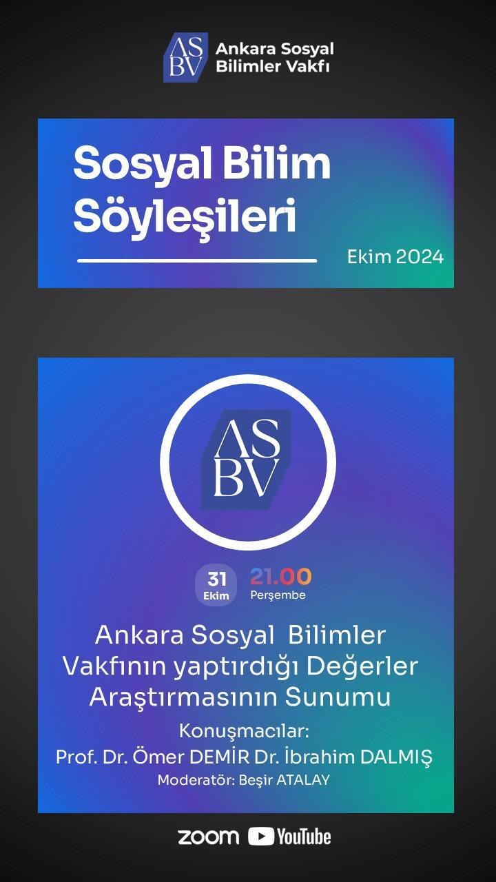 Ankara Sosyal Bilimler Vakfı'ndan Önemli Bir Etkinlik