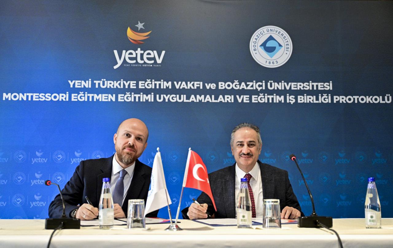 YETEV ve Boğaziçi Üniversitesi'nden Montessori Eğitimi İş Birliği