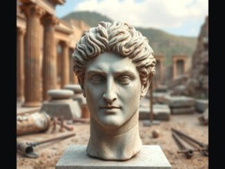 Aspendos Kazılarında Roma Dönemi'ne Ait İmparator Başı Heykeli Bulundu - KamuHaber